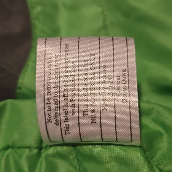 Patagonia Men's Down Sweater Vest, Green, Size Small - Picture 5 of 5